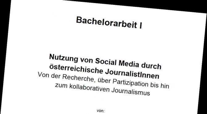 Social Media und der österreichische Journalismus