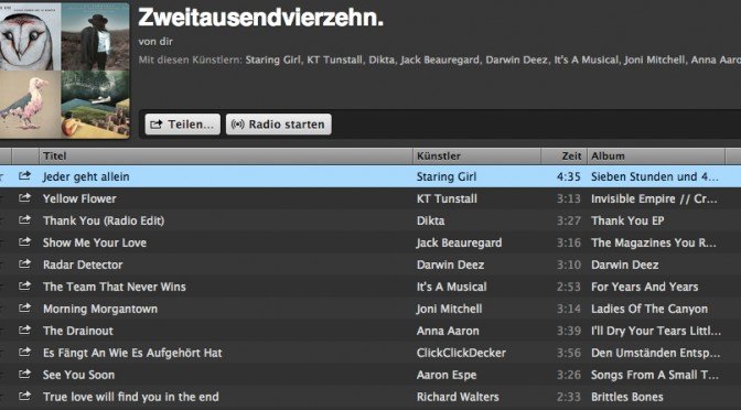 Zweitausendvierzehn für die Ohren.
