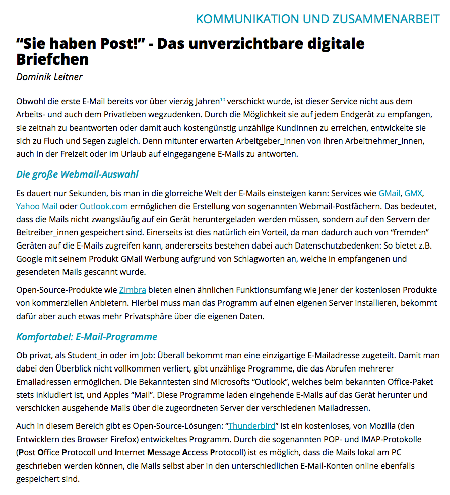 Abbildung 3: Mein Beitrag